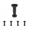 Walteco Soklová noha 96-150mm, plast, čierna Množstvo: 5 ks , 50004BP1 Walteco Soklová noha 96-150mm, plast, čierna Množstvo: 5 ks , 50004BP1