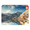 Puzzle Winter in Hallstatt Educa 1500 dielov a Fix lepidlo Puzzle Winter in Hallstatt Educa 1500 dielov a Fix lepidlo