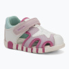 Detské sandále Geox Iupidoo white/fuchsia Detské sandále Geox Iupidoo white/fuchsia