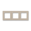 Rámeček trojnásobný, 3901H-A05030 18, ABB, Levit®, macchiato / bílá (ABB, Levit®, macchiato / bílá) Rámeček trojnásobný, 3901H-A05030 18, ABB, Levit®, macchiato / bílá (ABB, Levit®, macchiato / bílá)