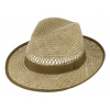 Fiebig - Headwear since 1903 Slamený fedora klobúk s hnedou stuhou - Bogart - Fiebig Veľkosť: 61 cm (XL) Fiebig - Headwear since 1903 Slamený fedora klobúk s hnedou stuhou - Bogart - Fiebig Veľkosť: 61 cm (XL)