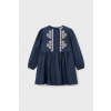 Dievčenské šaty Mayoral 4992.6E.Mini.9BYA modrá 92 Dievčenské šaty Mayoral 4992.6E.Mini.9BYA modrá 92