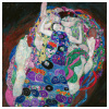 Plagát, Obraz - The Virgin (1913), Gustav Klimt, 40 × 40 cm Plagát, Obraz - The Virgin (1913), Gustav Klimt, 40 × 40 cm