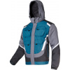 Lahti Pro Zateplená bunda, čierna a tyrkysová, s reflexnými pruhmi, Lahti Pro Zateplená bunda, čierna a tyrkysová, s reflexnými pruhmi,