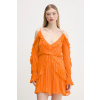Šaty Desigual METZ 25SWVW15 oranžová XS Šaty Desigual METZ 25SWVW15 oranžová XS