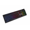Polomechanická herná klávesnica C-TECH Iris (GKB-08), casual gaming, CZ/SK, duhové podsvietenie, USB