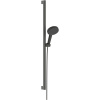HANSGROHE Raindance Alive Select S sprchová súprava, ručná sprcha 3jet EcoSmart priemer 125 mm, 90 cm sprchová tyč Unica E Puro, jazdec Easy Slide a sprchová hadica 160 cm, kartáčovaný čierny chróm, 2 HANSGROHE Raindance Alive Select S sprchová súprava, ručná sprcha 3jet EcoSmart priemer 125 mm, 90 cm sprchová tyč Unica E Puro, jazdec Easy Slide a sprchová hadica 160 cm, kartáčovaný čierny chróm, 2