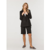 Dámsky elegantný čierny komplet so šortkami 17251 Dámsky elegantný čierny komplet so šortkami 17251