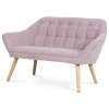 Autronic, Dvojmiestna pohovka, ružová ,látka, AK-322 PINK2 Autronic, Dvojmiestna pohovka, ružová ,látka, AK-322 PINK2