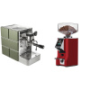 Stone Espresso Mine Green + Eureka Mignon Specialita Smart, CR ferrari red Stone Espresso Mine Green + Eureka Mignon Specialita Smart, CR ferrari red