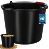 Vedro stavebné hospodárske s výlevkou 20 l čierne Vedro stavebné hospodárske s výlevkou 20 l čierne