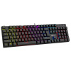 Mechanická herná klávesnica C-TECH Morpheus (GKB-11), casual gaming, CZ/SK, červené spínače, RGB podsvietenie, USB