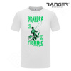 Pánske tričko RANGER® - motív Rybárčenie 11 Zelená 4XL Pánske tričko RANGER® - motív Rybárčenie 11 Zelená 4XL