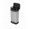 Odpadkový kôš Curver Deco Bin Duo 23 l + 23 l strieborný Odpadkový kôš Curver Deco Bin Duo 23 l + 23 l strieborný