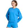 Dámska mikina adidas Essentials Small Logo Feelcozy modrá KC5280 2 XL Dámska mikina adidas Essentials Small Logo Feelcozy modrá KC5280 2 XL