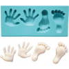Cakesicq Silikonová formička chodidla a dlaně 7x3cm Cakesicq Silikonová formička chodidla a dlaně 7x3cm