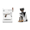 Ascaso Steel DUO PID PLUS, White&Wood + Eureka Mignon Zero 65 Speedy, CR chrome Ascaso Steel DUO PID PLUS, White&Wood + Eureka Mignon Zero 65 Speedy, CR chrome