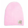 Baby Nellys Jarná/jesenná bavlnená čiapka dvojvrstvová sv. růžová Baby Nellys Jarná/jesenná bavlnená čiapka dvojvrstvová sv. růžová