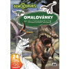 Omalovánky A4 se samolepkami Dinosauři Omalovánky A4 se samolepkami Dinosauři