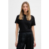 Tommy Hilfiger tričko dámske bavlnené WW0WW49256 čierna L Tommy Hilfiger tričko dámske bavlnené WW0WW49256 čierna L