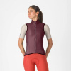 CASTELLI Cyklistická vesta - ARIA 2 W - bordová M CASTELLI Cyklistická vesta - ARIA 2 W - bordová M