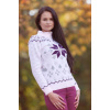 Dámsky ružový sveter s nórskym vzorom 1/4 zips – Gracia-Z XL Dámsky ružový sveter s nórskym vzorom 1/4 zips – Gracia-Z XL