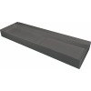 Deante Blur, granitové umývadlo na dosku 1200x400x120 mm, antracitová metalíza, DEA-CQB_TU2S Deante Blur, granitové umývadlo na dosku 1200x400x120 mm, antracitová metalíza, DEA-CQB_TU2S