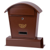 Schránka LAMBERT A, poštová, s rúrou na noviny, hnedá Schránka LAMBERT A, poštová, s rúrou na noviny, hnedá