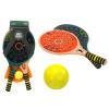 LEAN TOYS Sada 2 detských padelových rakiet, zelená, béžová, PU loptička, žltá LEAN TOYS Sada 2 detských padelových rakiet, zelená, béžová, PU loptička, žltá