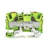 WAGO WAGO TOPJOB® S Radová svorka 6mm² (0,5…10mm²), zelenožltá, 2-vodičová, s tlačidlom, Push-in CAGE CLAMP® WAGO WAGO TOPJOB® S Radová svorka 6mm² (0,5…10mm²), zelenožltá, 2-vodičová, s tlačidlom, Push-in CAGE CLAMP®