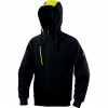 Delta Plus BORGO Mikina s kapucňou čierna/žltá L Delta Plus BORGO Mikina s kapucňou čierna/žltá L