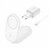 Belkin Boost Charge Magnetic Wireless Charger with Qi2 15W + 20W Charger - White WIB007vfWH Belkin Boost Charge Magnetic Wireless Charger with Qi2 15W + 20W Charger - White WIB007vfWH