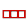 Rámeček trojnásobný, 3901H-A05030 65, ABB, Levit®, červená / kouřová černá (ABB, Levit®, červená / kouřová černá) Rámeček trojnásobný, 3901H-A05030 65, ABB, Levit®, červená / kouřová černá (ABB, Levit®, červená / kouřová černá)