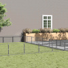 zahrada-XL Koterec pre psov strieborný 49 m² oceľ 3082183 zahrada-XL Koterec pre psov strieborný 49 m² oceľ 3082183