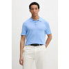 Calvin Klein úpletové polo tričko pánske bavlnené LV04LC326G modrá S Calvin Klein úpletové polo tričko pánske bavlnené LV04LC326G modrá S