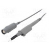 Sonda pro osciloskop 0÷500MHz 10 1 0,9ns 10÷22pF šedá 1,2m Sonda pro osciloskop 0÷500MHz 10 1 0,9ns 10÷22pF šedá 1,2m