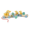 Drevený vláčik na ťahanie Pull Along Ducks Tender Leaf Toys s kačičkami a vajíčkami od 18 mes Drevený vláčik na ťahanie Pull Along Ducks Tender Leaf Toys s kačičkami a vajíčkami od 18 mes
