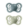 Bibs cumlíky silikón ortodonické 2 ks Couture 0 - 6 mesiacov Island-sea-sage Bibs cumlíky silikón ortodonické 2 ks Couture 0 - 6 mesiacov Island-sea-sage