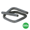 Oceľová spona pre PP/PES pásky, fosfátovaná 25 mm, 500 ks Oceľová spona pre PP/PES pásky, fosfátovaná 25 mm, 500 ks