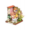 RoboTime 3D drevená skladačka Miniatúra domčeka Záhradný čajový kútik RoboTime 3D drevená skladačka Miniatúra domčeka Záhradný čajový kútik