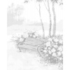 ZUTY Bodkovanie - LAVIČKA V LESE PRI RIKE Rámovanie: bez rámu a bez vypnutia plátna, Rozmer: 40x50 cm ZUTY Bodkovanie - LAVIČKA V LESE PRI RIKE Rámovanie: bez rámu a bez vypnutia plátna, Rozmer: 40x50 cm