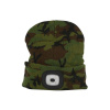 Čiapka s čelovkou TES kamufláž nabíjacia Čiapka s čelovkou TES kamufláž nabíjacia