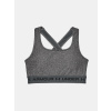 Under Armour Dámska podprsenka Crossback Mid Heather Bra Šedá SM Under Armour Dámska podprsenka Crossback Mid Heather Bra Šedá SM