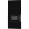 KRATKI FLOKI BOX pravá 8 kW O 160 NERO ASSOLUTO čierna Thermot KRATKI FLOKI BOX pravá 8 kW O 160 NERO ASSOLUTO čierna Thermot