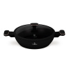 Hlboká panvica s titánovým povrchom a pokrievkou 28 cm Black Rose Collection Hlboká panvica s titánovým povrchom a pokrievkou 28 cm Black Rose Collection