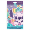 Disney Stitch Jumbo farebné ceruzky 12 ks Disney Stitch Jumbo farebné ceruzky 12 ks