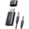 Ugreen bluetooth adaptér Ugreen vysílač/přijímač Bezdrátový audio adaptér Bluetooth 5.0 3,5 mm mini jack černý (CM523 60300) Ugreen bluetooth adaptér Ugreen vysílač/přijímač Bezdrátový audio adaptér Bluetooth 5.0 3,5 mm mini jack černý (CM523 60300)