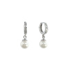 Strieborné náušnice s perlami Strieborné náušnice s perlami