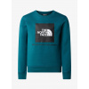 Mikina detská The North Face Teen Redbox Crew - blue moss Mikina detská The North Face Teen Redbox Crew - blue moss