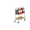 Vozík na zakladače s 2 odkladacími plochami ,d x š x v 850 x 350 x 1070 mm Vozík na zakladače s 2 odkladacími plochami ,d x š x v 850 x 350 x 1070 mm